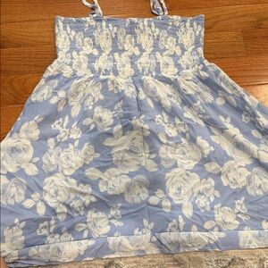 Forever 21 Blue and White Floral Dress
